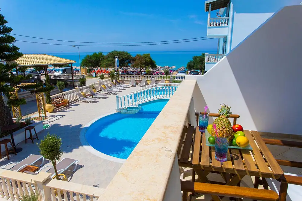 App. Vrachos Beach – inclusief huurauto
